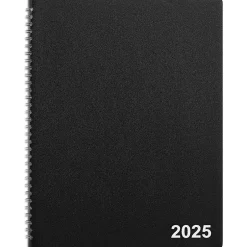 Staples 2025 8" x 11" Monthly Planner, (TR52184-25) Black Online