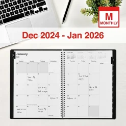 Staples 2025 8" x 11" Monthly Planner, (TR52184-25) Black Online