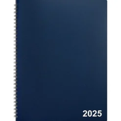 Staples 2025 8" x 11" Monthly Planner, (ST58476-25) Navy Outlet