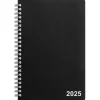 Staples 2025 5" x 8" Weekly & Monthly Planner, Plastic Cover, Black (ST21490-25)