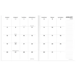 TF Publishing 2025 6.5" x 8" Monthly Planner, Paperboard Cover, Grey Forest (25-4212)