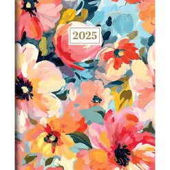 TF Publishing 2025 9" x 11" Monthly Planner, Paperboard Cover, Impressed Flowers (25-4708) Discount
