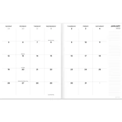 TF Publishing 2025 9" x 11" Monthly Planner, Paperboard Cover, Impressed Flowers (25-4708) Discount