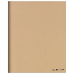 TF Publishing 2025 6.5" x 8" Monthly Planner, Paperboard Cover, Anything But Basic Kraft (25-4200) Discount