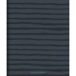 TF Publishing 2025 9" x 11" Monthly Planner, Paperboard Cover, Naval Stripes (25-4714) Clearance