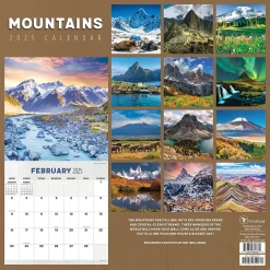 TF Publishing 2025 12" x 12" Mountains Wall Calendar (25-1017) Sale