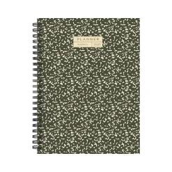 TF Publishing 2025 6.5" x 8" Weekly & Monthly Planner, Paperboard Cover, Black/Beige (25-9202) Hot