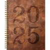 TF Publishing 2025 Aged Leather 6.5" x 8" Weekly & Monthly Planner, Paperboard Cover, Multicolor (25-9218) Sale