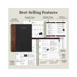 TF Publishing 2024-2025 Bibliophile Series Bound Black 6