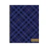 TF Publishing 2024-2025 Bibliophile Series Royal Tartan 9" x 11" Academic Weekly & Monthly Planner, Paper Cover, Blue/Yellow