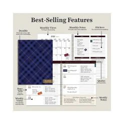 TF Publishing 2024-2025 Bibliophile Series Royal Tartan 9