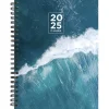 TF Publishing 2025 Big Wave 6.5" x 8" Weekly & Monthly Planner, Paperboard Cover, Multicolored (25-9200) Outlet