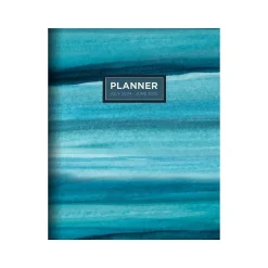 TF Publishing 2024-2025 Blue Watercolor 6.5" x 8" Academic Monthly Planner, Paperboard Cover (AY25-4200) Online