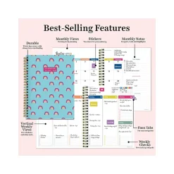 TF Publishing 2024-2025 Cali Girl Collection Blue Sky Rainbows 6