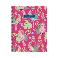 TF Publishing 2024-2025 Cali Girl Collection Pretty Parrot 8.5" x 11" Academic Weekly & Monthly Planner, Paperboard Cover Clearance