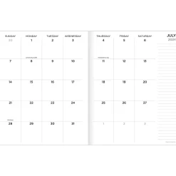 TF Publishing 2024-2025 Check Pink and Red 6.5" x 8" Academic Monthly Planner, Paperboard Cover (AY25-4202) Best