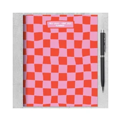 TF Publishing 2024-2025 Check Pink and Red 6.5