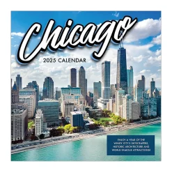 TF Publishing 2025 Chicago 12" x 12" Monthly Wall Calendar (25-1036) Clearance