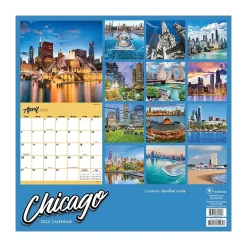 TF Publishing 2025 Chicago 12" x 12" Monthly Wall Calendar (25-1036) Clearance