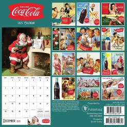 TF Publishing 2025 Coca-Cola 7" x 7" Monthly Wall Calendar (25-2102)