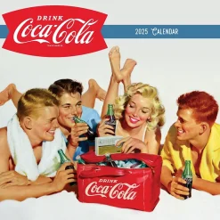 TF Publishing 2025 Coca-Cola: Vintage Nostalgia 12" x 12" Monthly Wall Calendar (25-1105)