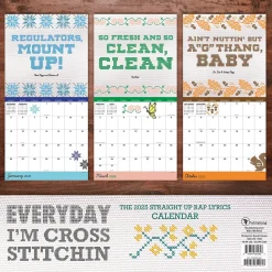 TF Publishing 2025 Cross Stitch 12" x 12" Monthly Wall Calendar (25-1133) Online