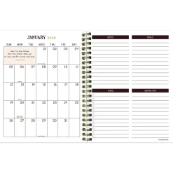 TF Publishing 2025 Emerald Edition 6.5" x 8" Weekly & Monthly Planner, Paperboard Cover, Multicolor (25-9220) Clearance