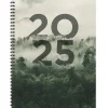 TF Publishing 2025 Forest Mist 9" x 11" Weekly & Monthly Planner, Paperboard Cover, Multicolored (25-9700) New