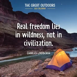 TF Publishing 2025 Great Outdoors 12" x 12" Monthly Wall Calendar (25-1109) New
