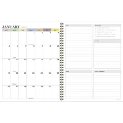 TF Publishing 2025 Harper Blue 9" x 11" Weekly & Monthly Planner, Paperboard Cover, Multicolored (25-9710) Best