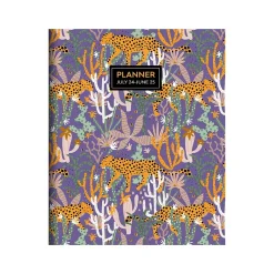 TF Publishing 2024-2025 Jungle Cat 9" x 11" Academic Monthly Planner, Paperboard Cover, Multicolor (AY25-4506) Clearance