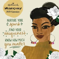 TF Publishing 2025 Mahogany 12" x 12" Monthly Wall Calendar (25-1128) Best