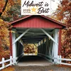 TF Publishing 2025 Midwest Is Best 12" x 12" Monthly Wall Calendar (25-1047)