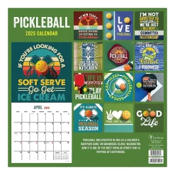 TF Publishing 2025 Pickleball is Life 12" x 12" Monthly Wall Calendar (25-1112) Best