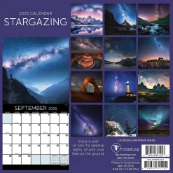 TF Publishing 2025 Stargazing 7" x 7" Monthly Wall Calendar (25-2010) Sale