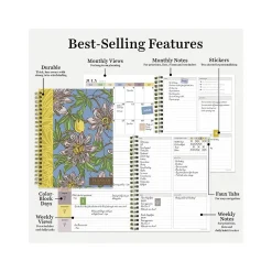 TF Publishing 2024-2025 White Lotus Series Coastal Flowers 6