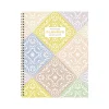 TF Publishing 2024-2025 White Lotus Series Byzantine Tile 8.5" x 11" Academic Weekly & Monthly Planner, Paperboard Cover