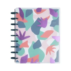 The Happy Planner 2024-2025 Abstract Florals 7" x 9.25" Academic Monthly Planner, Plastic Cover, Multicolor (PPCD12-473) New