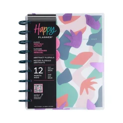 The Happy Planner 2024-2025 Abstract Florals 7" x 9.25" Academic Monthly Planner, Plastic Cover, Multicolor (PPCD12-473) New