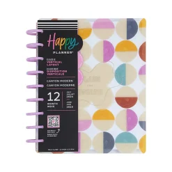 The Happy Planner 2024-2025 Canyon Modern 7" x 9.25" Academic Weekly & Monthly Planner, Plastic Cover, Multicolor Online