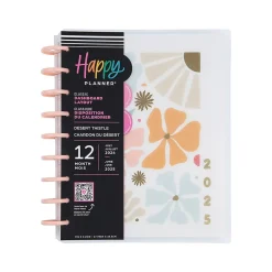 The Happy Planner 2024-2025 Desert Thistle 7" x 9.25" Academic Weekly & Monthly Planner, Plastic Cover, Multicolor