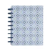 The Happy Planner 2024-2025 Exotic Borders 7" x 9.25" Academic Weekly & Monthly Planner, Plastic Cover, White/Blue Best