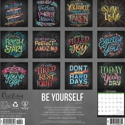 Willow Creek 2025 Be Yourself 12" x 12" Yearly Wall Calendar (48146)