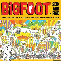 Willow Creek 2025 Bigfoot Seek & Find 12" x 12" Monthly Wall Calendar (41796) Outlet