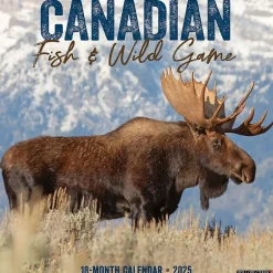 Willow Creek 2025 Canadian Fish & Wild Game 12" x 12" Monthly Wall Calendar (42137) Outlet