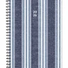 Willow Creek 2025 Chambray Stripe 6.5" x 8.5" Weekly Planner (48818)
