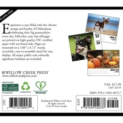 Willow Creek 2025 Chihuahuas 6" x 5.5" Day-to-Day Calendar, Multicolor (40737) Online