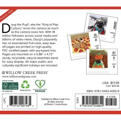 Willow Creek 2025 Doug the Pug 6" x 5.5" Day-to-Day Calendar (40829) Online