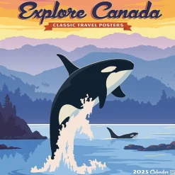 Willow Creek 2025 Explore Canada 12" x 12" Monthly Wall Calendar (42847) Outlet