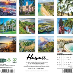 Willow Creek 2025 Hawaii 12" x 12" Monthly Wall Calendar (43301) Online